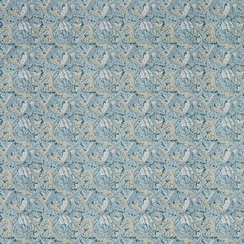 Clarke and Clarke Fabric F1681-1 Acanthus Denim