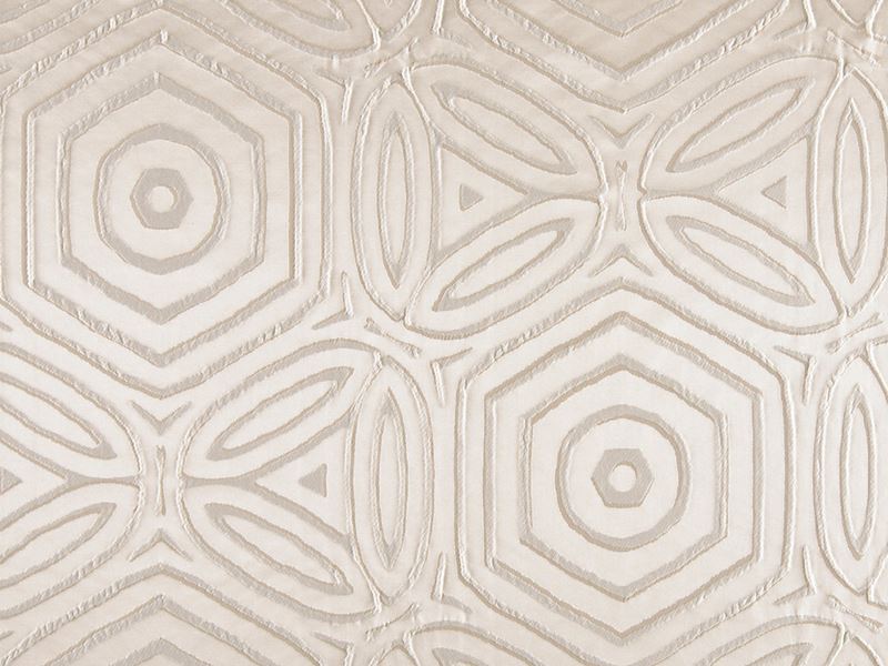 Scalamandre Fabric F3 00018018 Trinita Dei Monti Geo Pearl