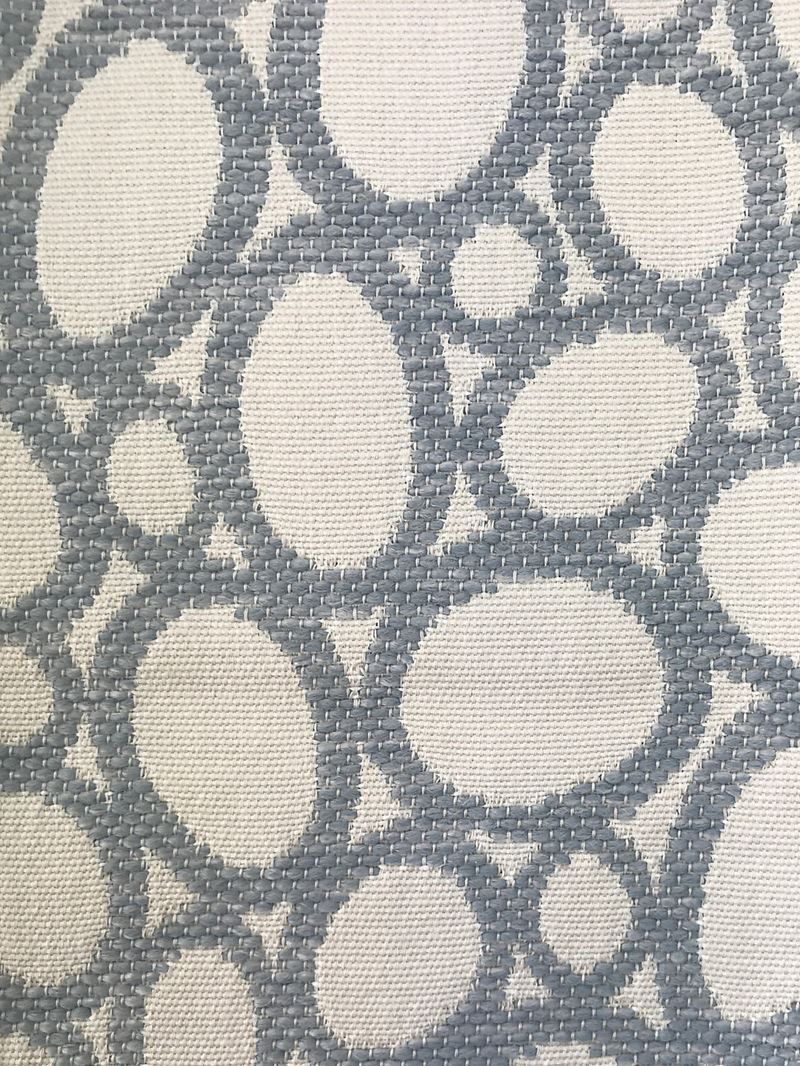 Scalamandre Fabric F3 00058038 Madagascar Ovals Fr Powder Blue