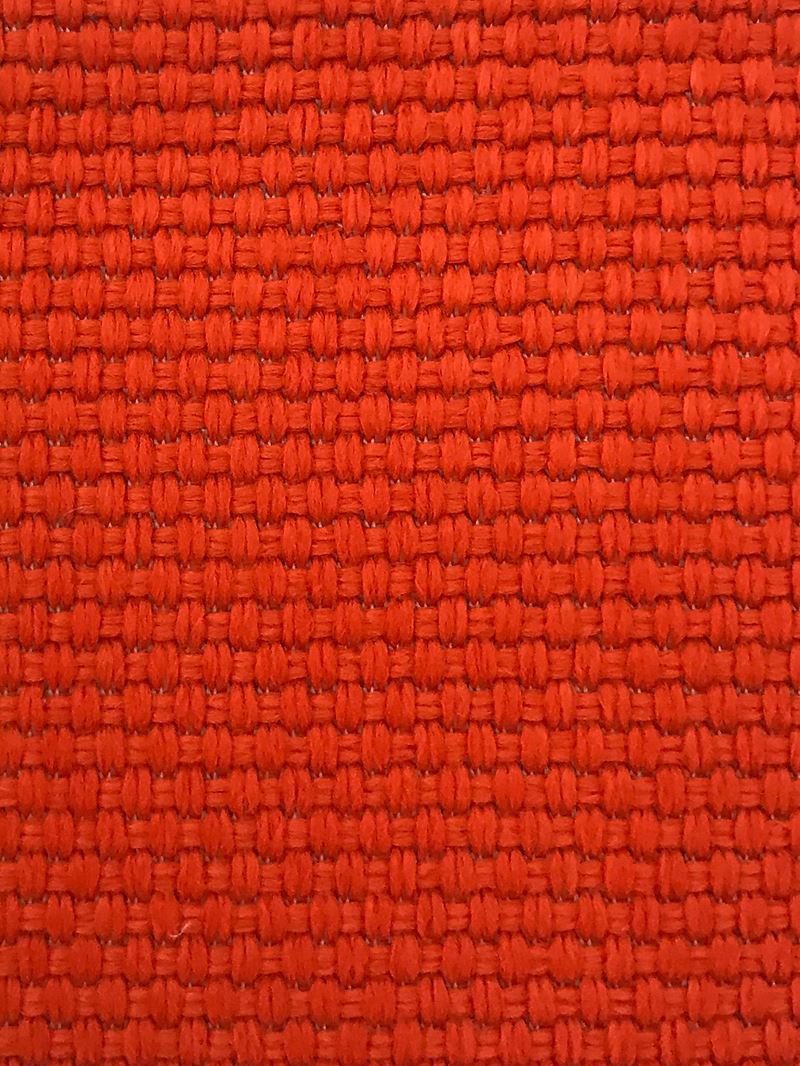 Scalamandre Fabric F3 00071080 Madagascar Solid Fr Tangerine