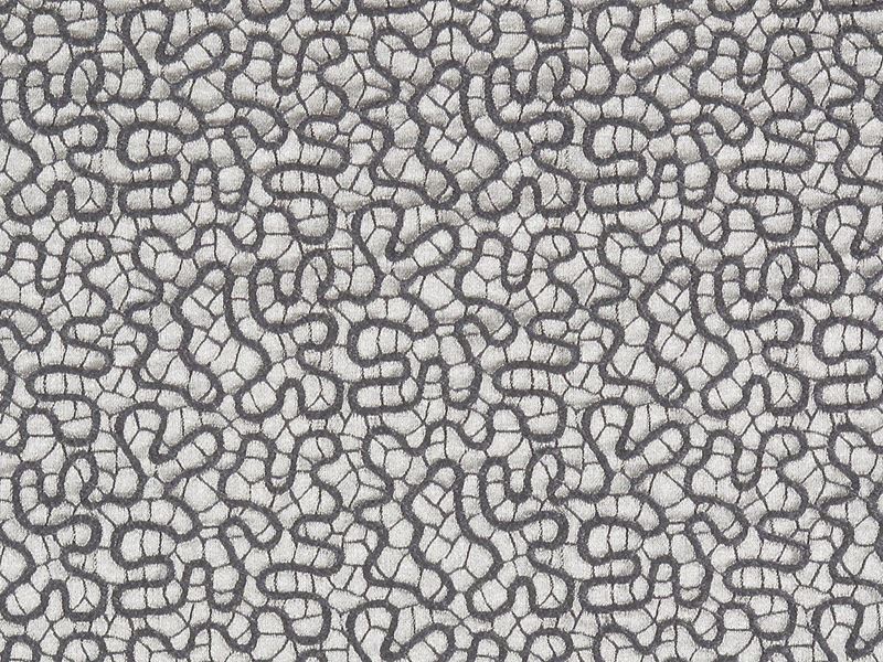 Scalamandre Fabric F3 36078006 Galleria Colonna Lace Grey