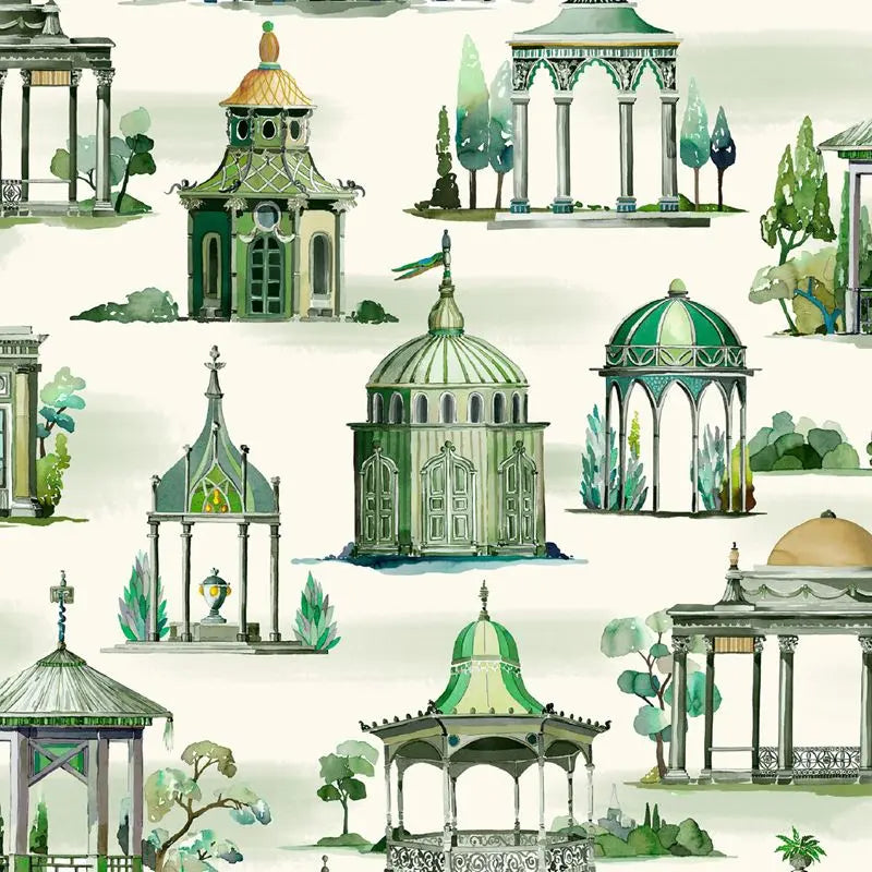 Mulberry Wallpaper FG093.S16 Follies Emerald