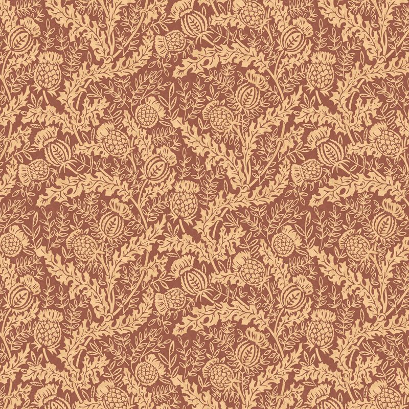 Mulberry Wallpaper FG108.H113 Mulberry Thistle Plum