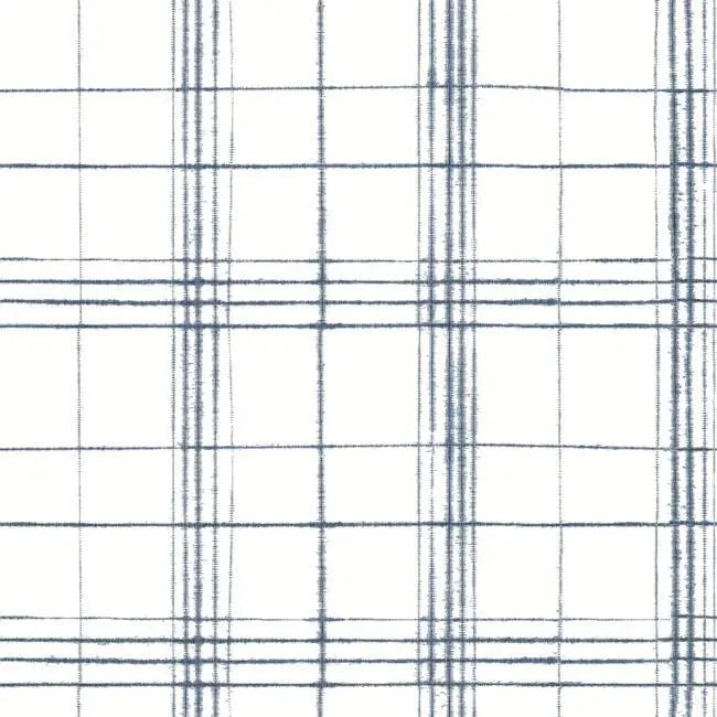 York Wallpaper FH4017 Farmhouse Plaid