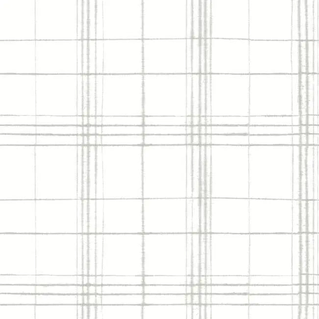 York Wallpaper FH4019 Farmhouse Plaid