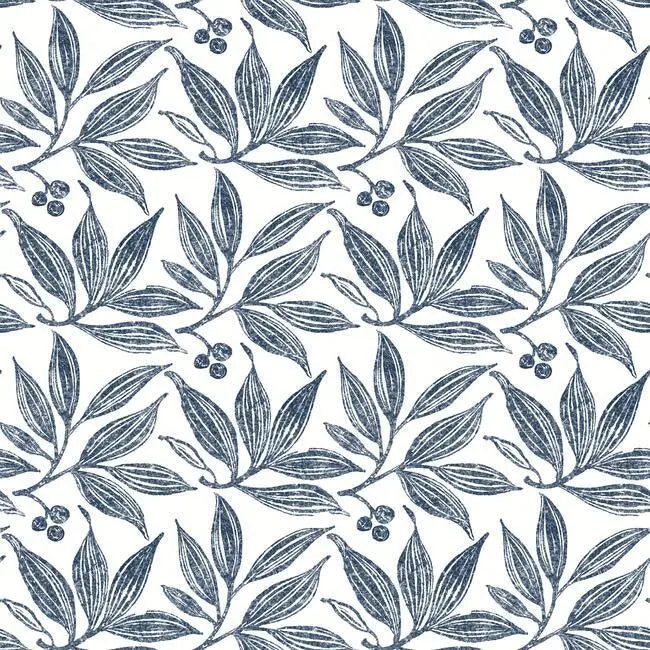 York Wallpaper FH4062 Chokeberry Block Print