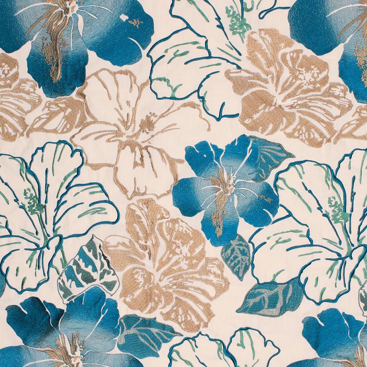 RM Coco Fabric Floral Splendor Teal