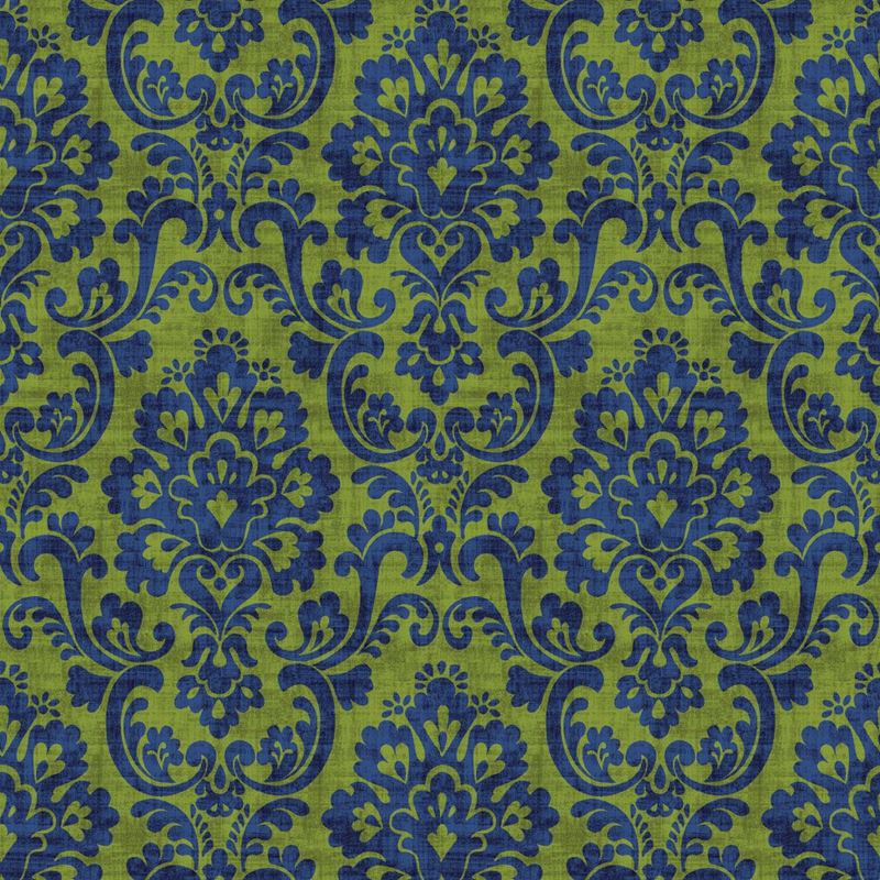 RM Coco Fabric Frescato Damask Mermaid