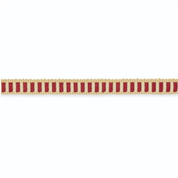 Schumacher Fabric Trim G500-3 Claudine Cotton Gimp Claret Antique Gold