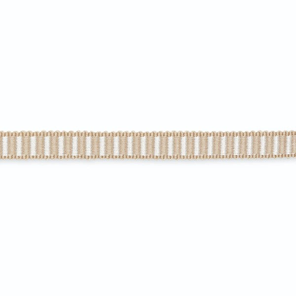 Schumacher Fabric Trim G500-9 Claudine Rayon Gimp 1/2" Sandstone White