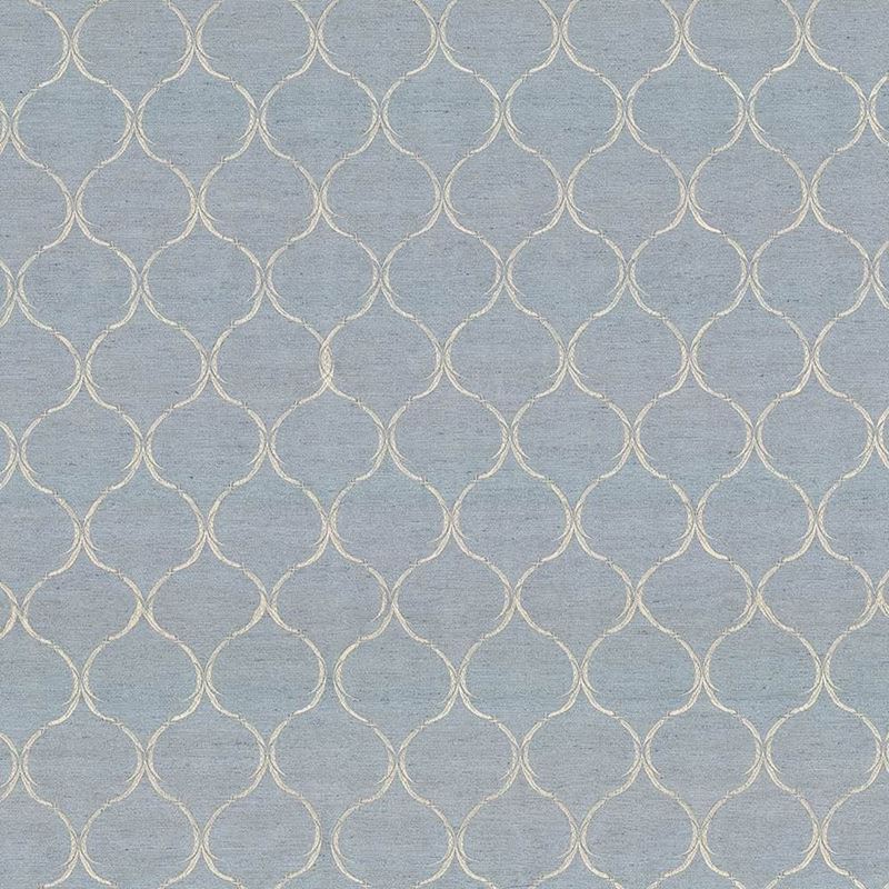 Kasmir Fabric Gazebo Trellis Ice Blue