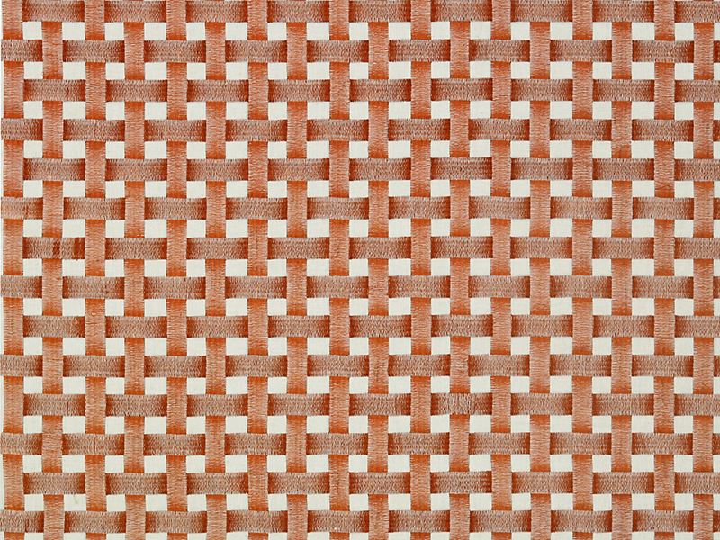 Scalamandre Fabric GI 00021965 Grillwork Rust