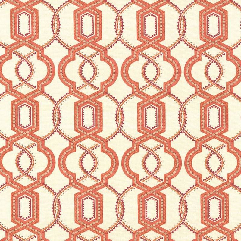 Kasmir Fabric Grandover Coral