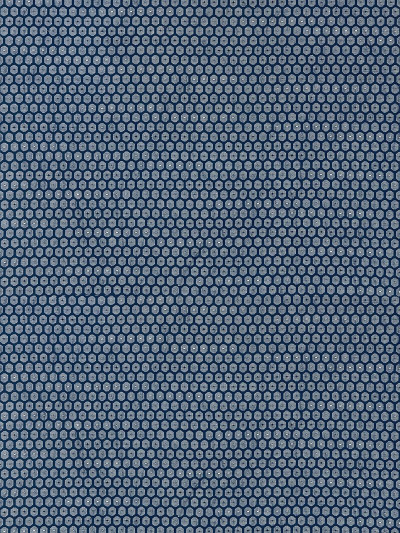 Scalamandre Fabric GW 000627209 Honeycomb Weave Navy