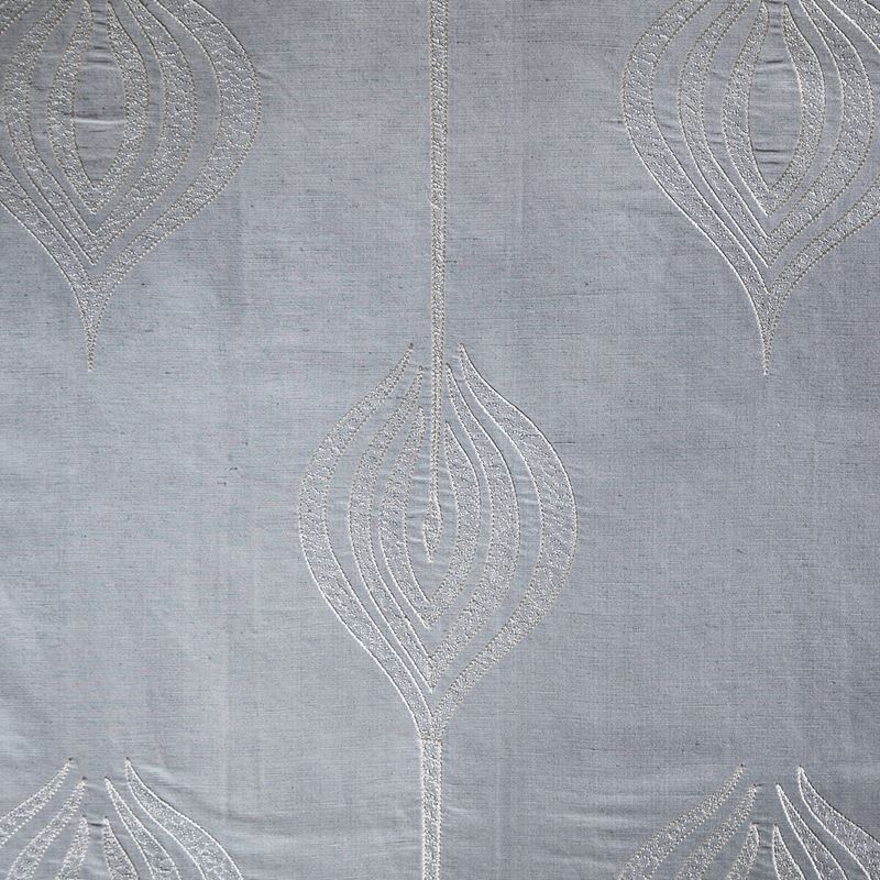 Groundworks Fabric GWF-2928.13 Tulip Embroidery Aqua