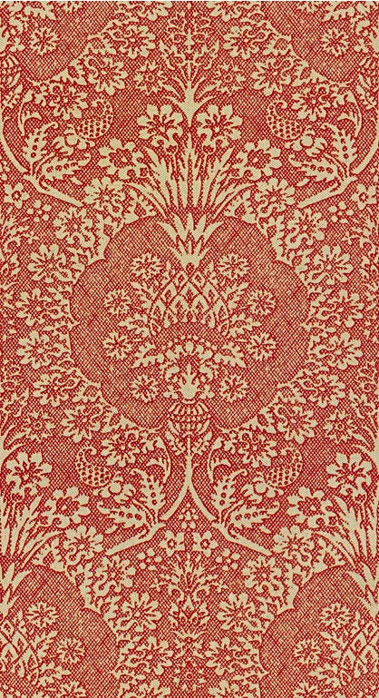 Groundworks Fabric GWF-3411.916 Salvadori Scarlet