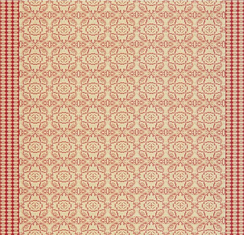 Groundworks Fabric GWF-3506.7 Maze Cerise