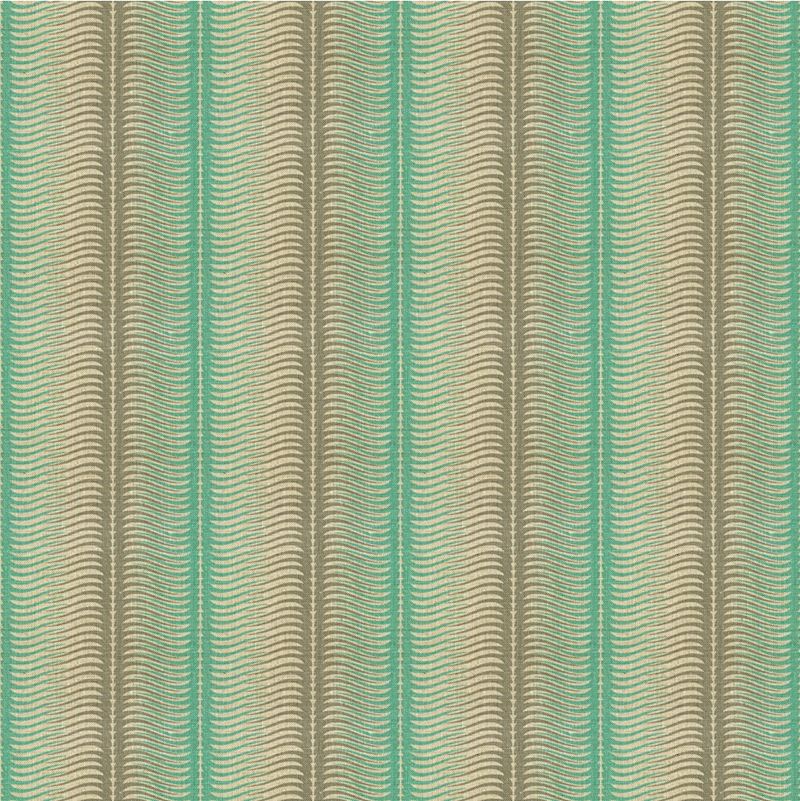 Groundworks Fabric GWF-3509.13 Stripes Aqua