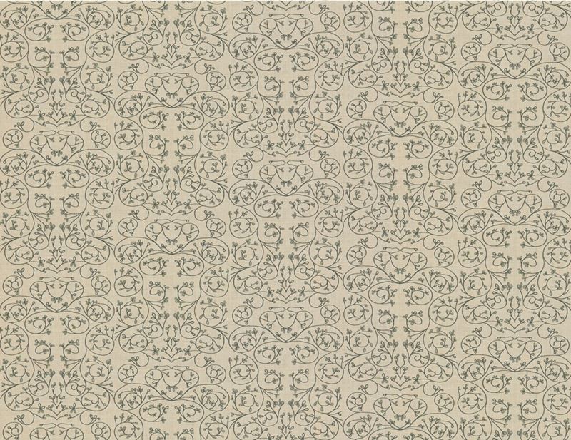 Groundworks Fabric GWF-3511.11 Garden Metal