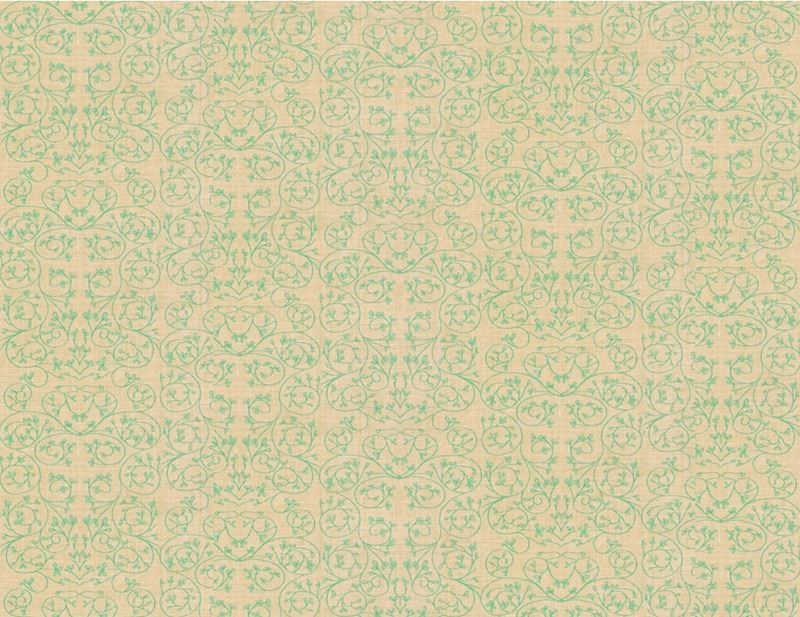 Groundworks Fabric GWF-3511.13 Garden Aqua