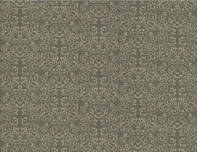 Groundworks Fabric GWF-3512.11 Garden Reverse Metal