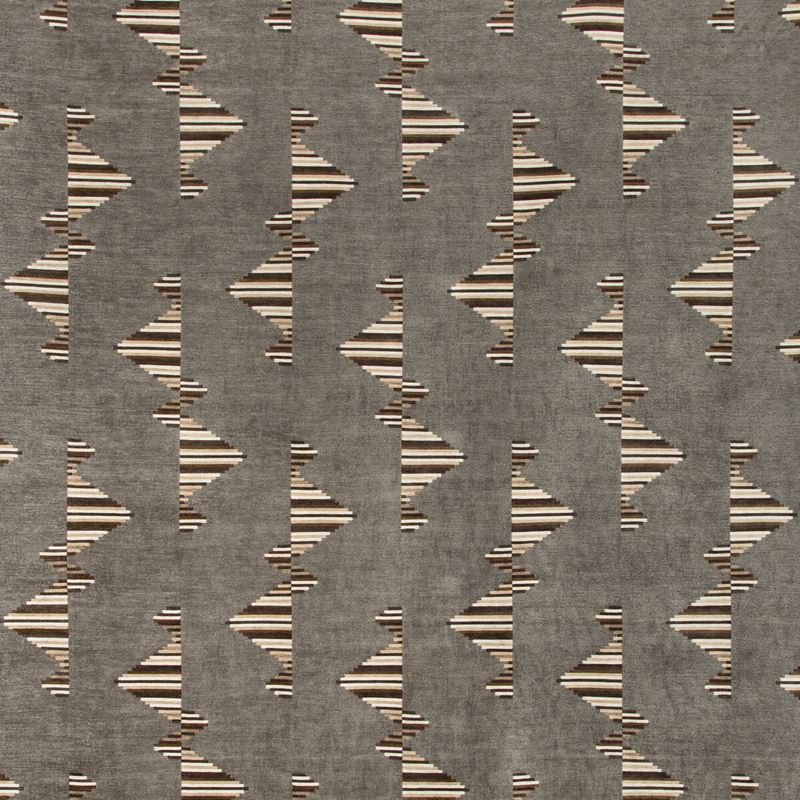 Groundworks Fabric GWF-3758.216 Arcade Smoke