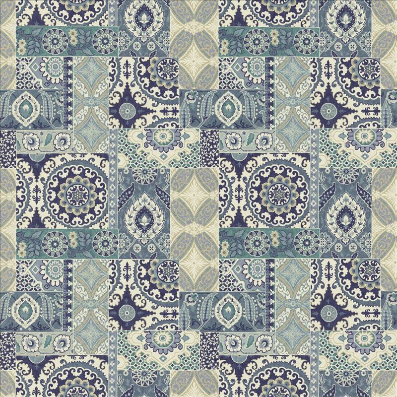 Kasmir Fabric Gypsy Quilt Indigo