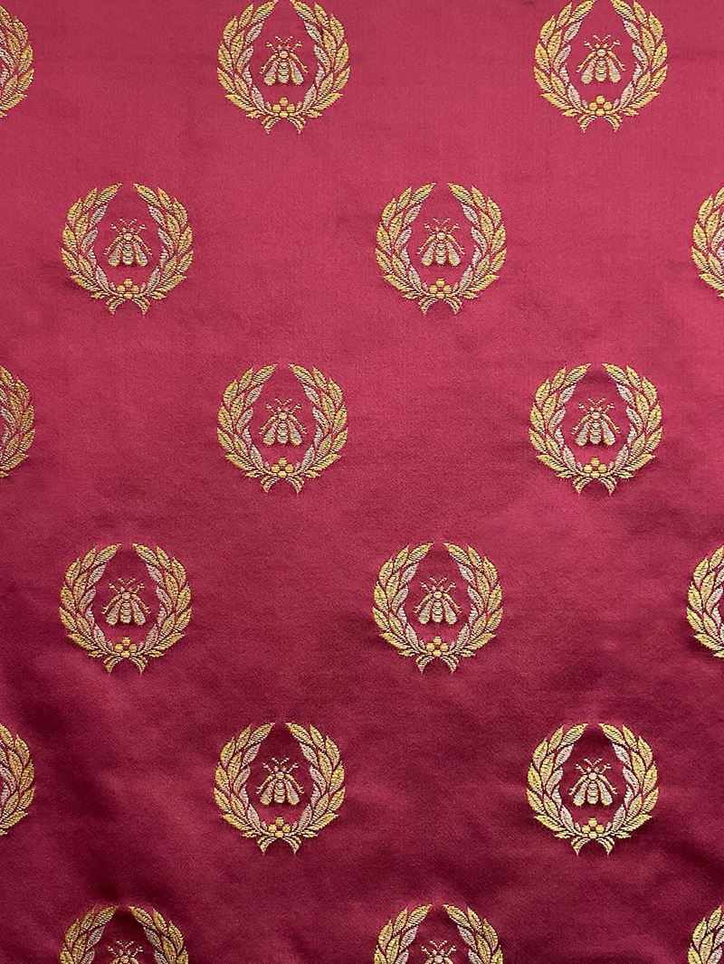 Scalamandre Fabric H0 00014035 Aiglon Gold / Rouge