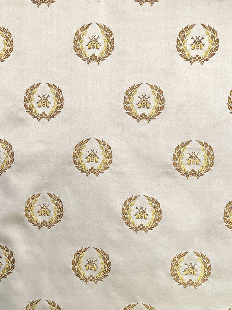 Scalamandre Fabric H0 00054035 Aiglon Gold / Creme