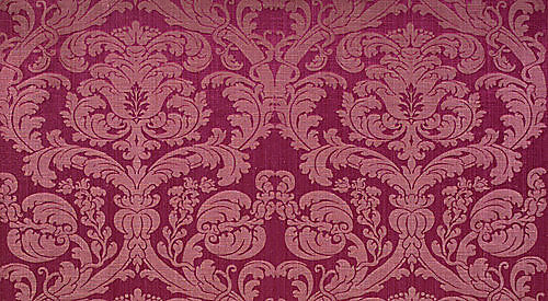 Scalamandre Fabric H0 00084128 Tournelle Damask Framboise