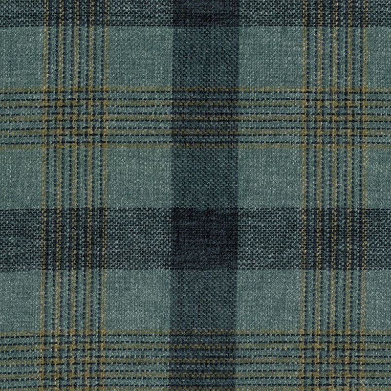 RM Coco Fabric Hartley Check Peacock