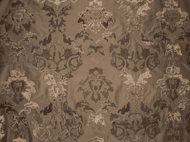 Scalamandre Fabric HC 00027785 Palazzo Ricci Silk Mink