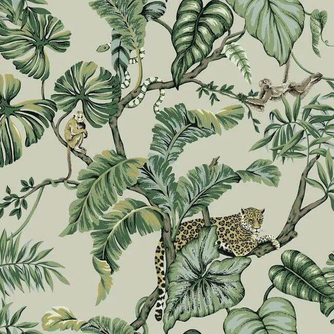 York HO2144 Jungle Cat Wallpaper