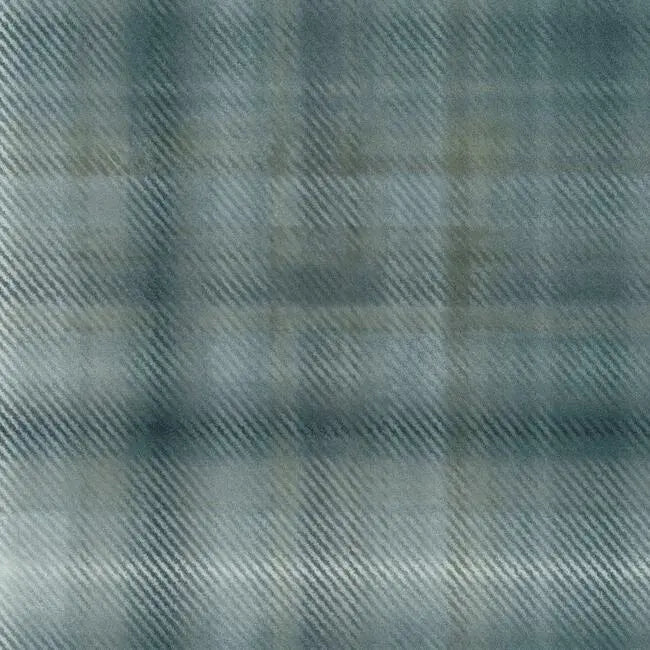 York HO2158 Sterling Plaid Wallpaper