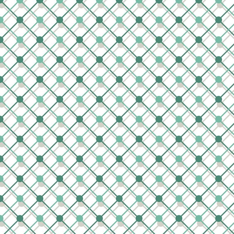 RM Coco Fabric Illusion Trellis Sea Mist