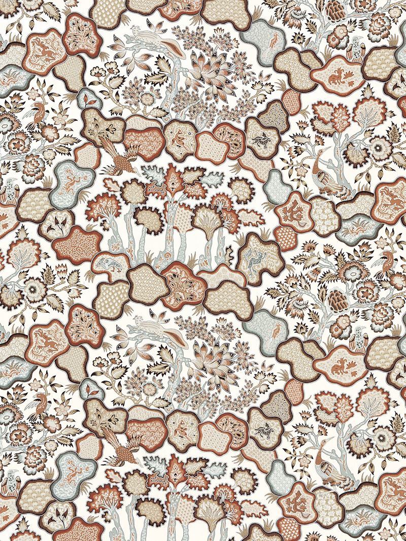 Scalamandre Fabric JP 00024659 Ziba Cognac