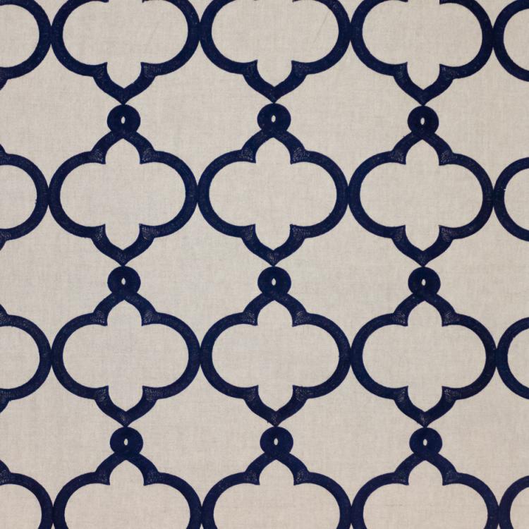 RM Coco Fabric Kafu Trellis Indigo