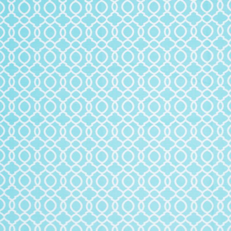 RM Coco Fabric Kahala Trellis IO Turquoise