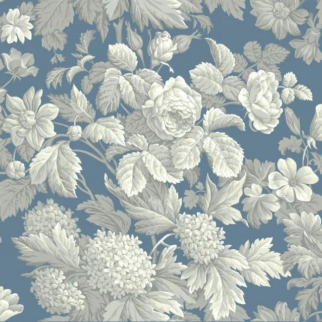 York KC1845 French Dressing Antique Floral Wallpaper