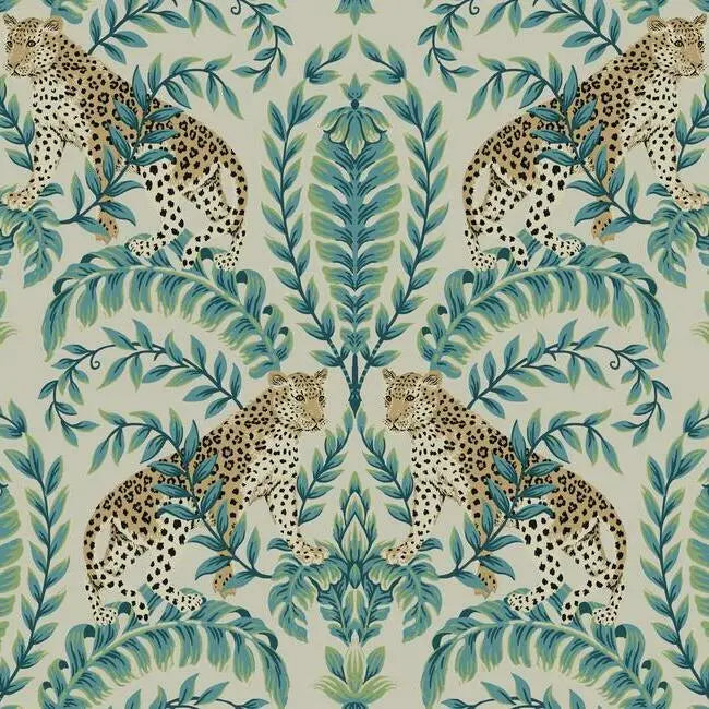 York Wallpaper KT2206 Jungle Leopard