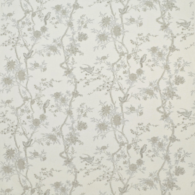 Ralph Lauren Fabric LCF67151F Marlowe Floral Silver