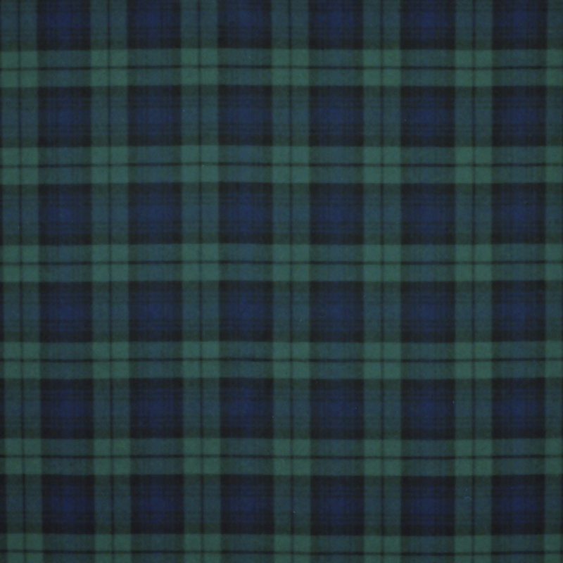 Ralph Lauren Fabric LCF67634F Blackwatch Flannel Twilight