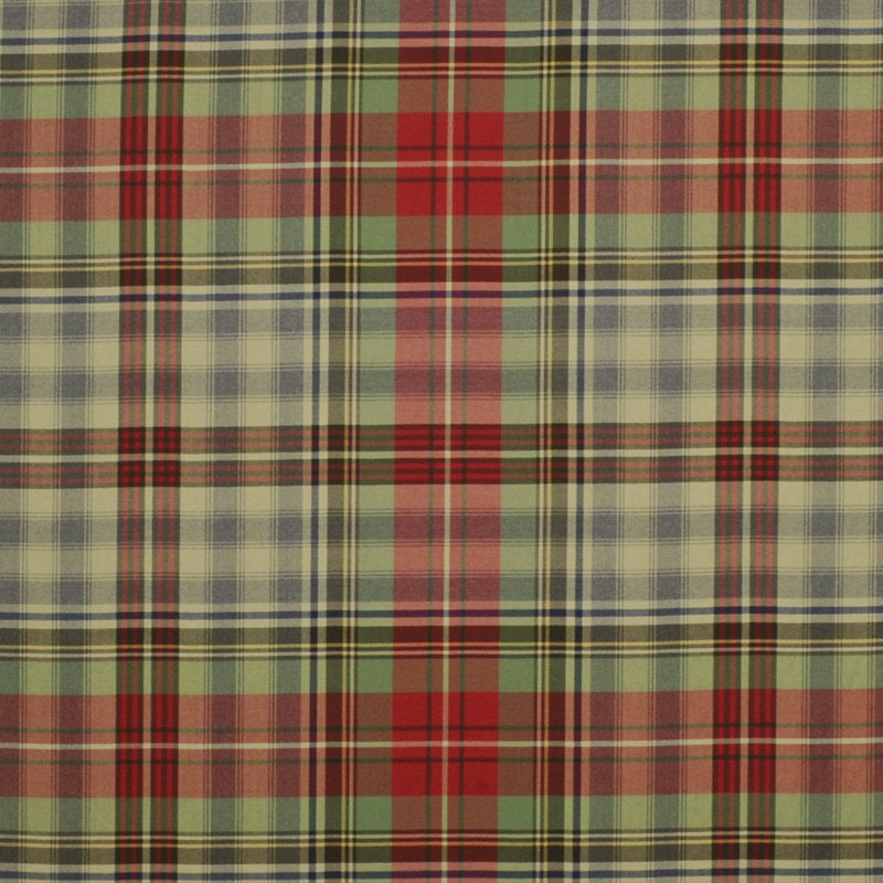 Ralph Lauren Fabric LCF68168F Glasglow Tartan Vintage Red