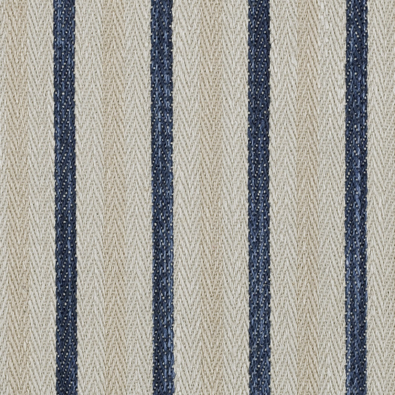 Ralph Lauren Fabric LFY64082F Calvados Ticking Indigo