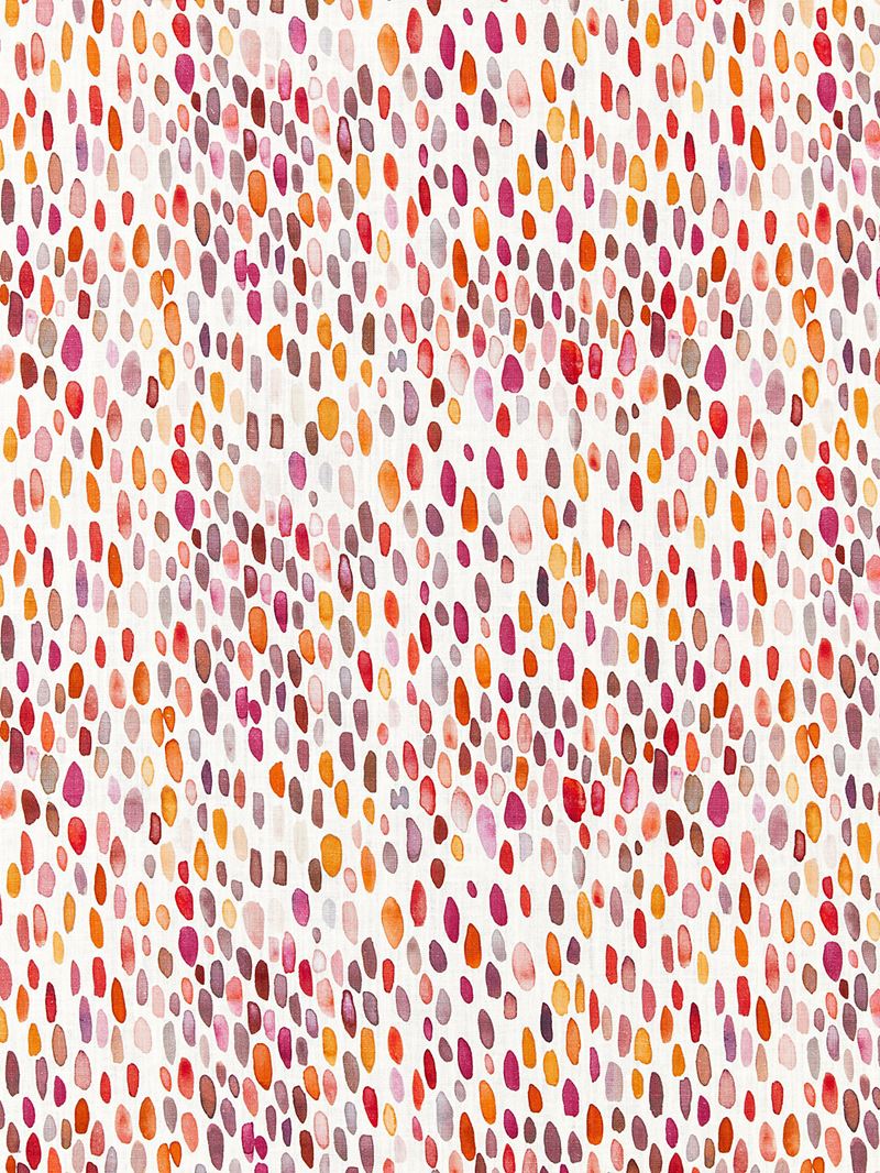 Scalamandre Fabric LO 00075096 Jamboree Linen Print Wild Berry