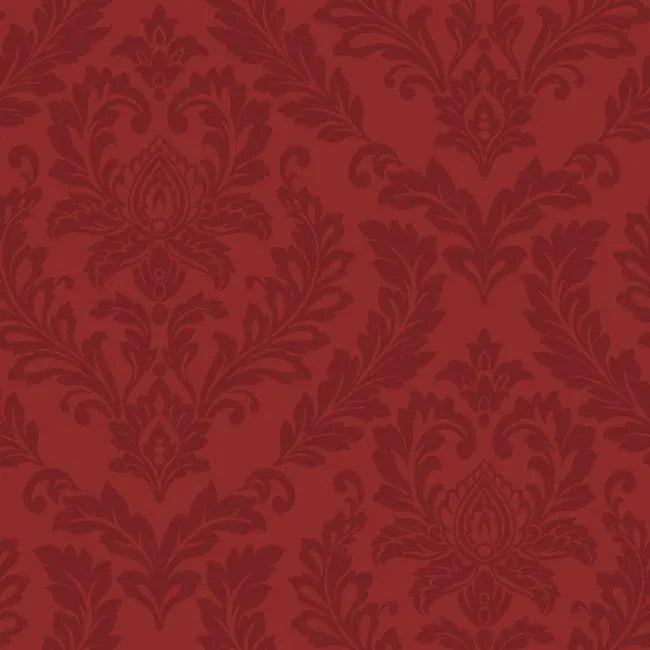 York Wallpaper LW5895 Red Damask