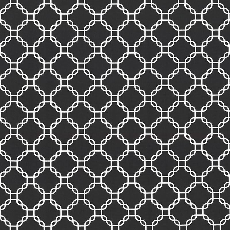 Kasmir Fabric Mahina Trellis Black