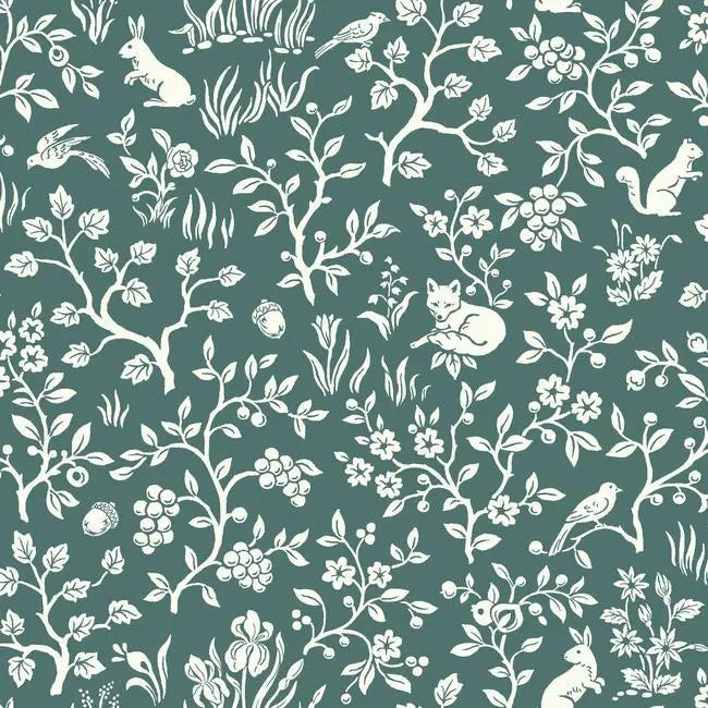 York Wallpaper ME1574 Fox & Hare