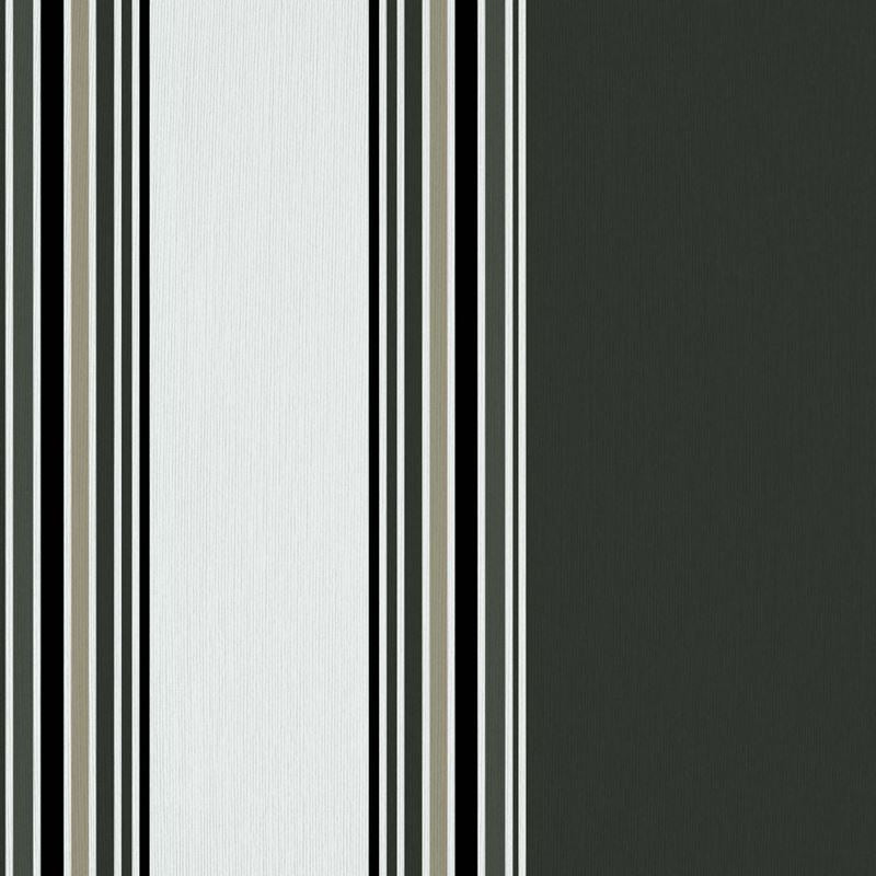 RM Coco Fabric Ming Stripe Charcoal