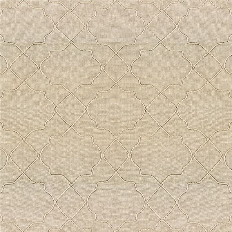 Kasmir Fabric Moroccan Trellis Natural